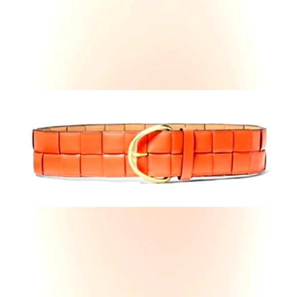 MICHAEL KORS Woven Leather Belt - Picture 1 of 6